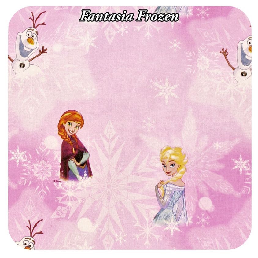 Fantasia "Frozen, Elsa con Anna e Olaf"